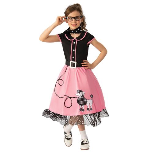 50'S Bopper Girl Costume Child