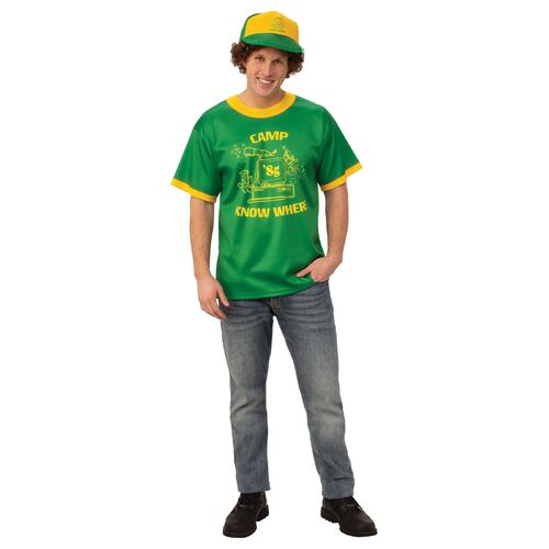 Dustin Camp Know Where Stranger Things T-shirt XL
