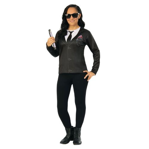 Agent M Female Costume Top: Men In Black 4 Adult