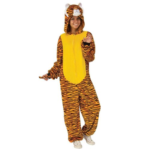 Tiger Furry Onesie Costume Adult 