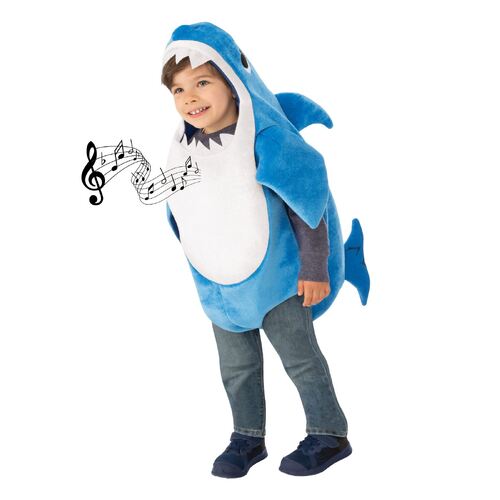 Daddy Shark Deluxe Blue Costume Child