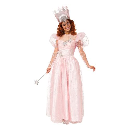 Glinda Deluxe Costume With Light Up Crown Adult