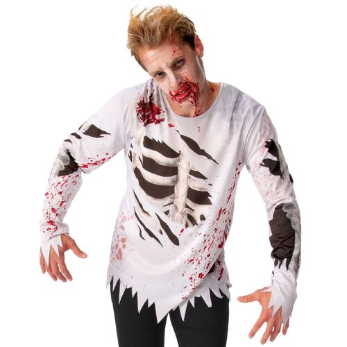Zombie Costume Top Adult