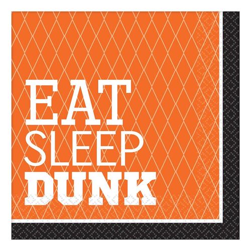 Nothin' But Net Basketball Lunch Napkins 36 Pack