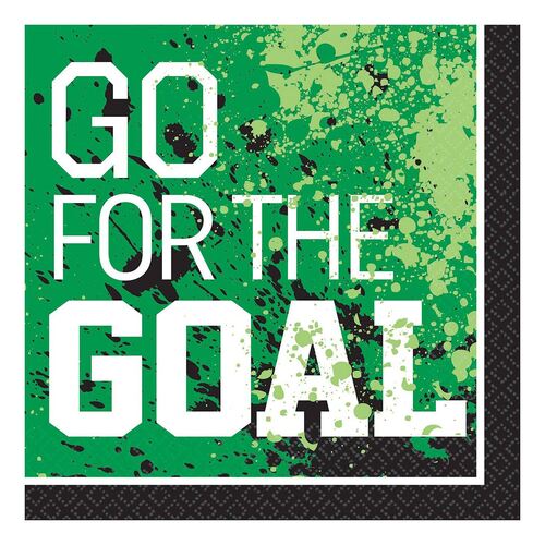 Goal Getter Soccer Lunch Napkins 36 Pack