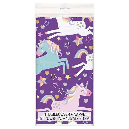 Unicorn Party Printed Tablecover