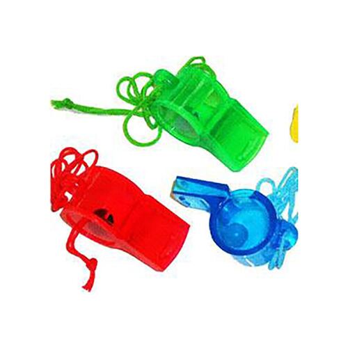 60 Sport Whistles With Cord