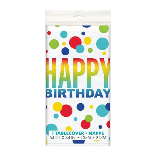 Rainbow Spots Tablecover