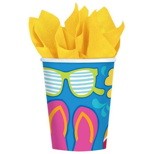 Summer Splash Cups 266ml 18 Pack