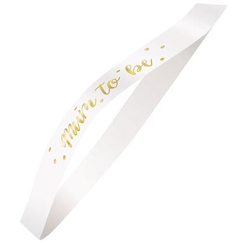 Mum To Be Foil Stamped Satin Sash