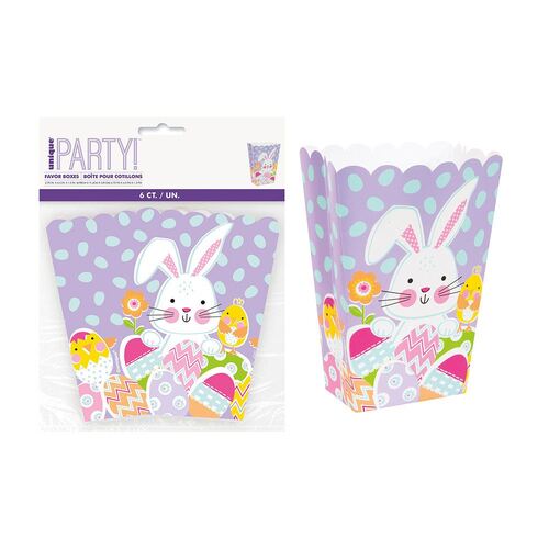 Lilac Easter Treat Boxes 6 Pack