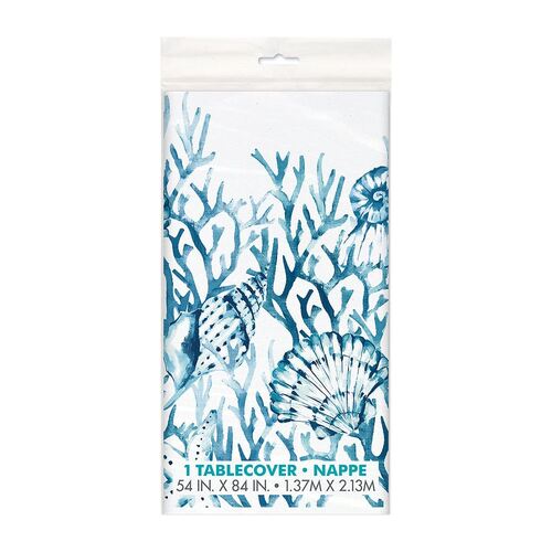 Blue Reef Printed Tablecover