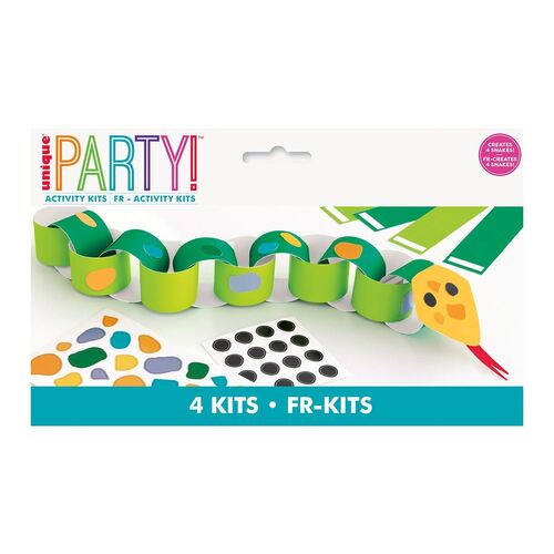Snake Paper Chain Craft Kit For 4
