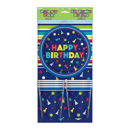Peppy Birthday Party Pack For 8