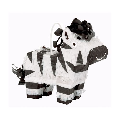 Mini Pinata Zebra Decoration