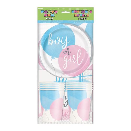 Baby Reveal Party Pack For 8
