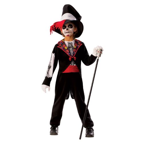Day Of The Dead Boys Costume Child