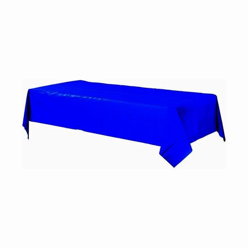 Plastic Rectangular Tablecover Royal Blue