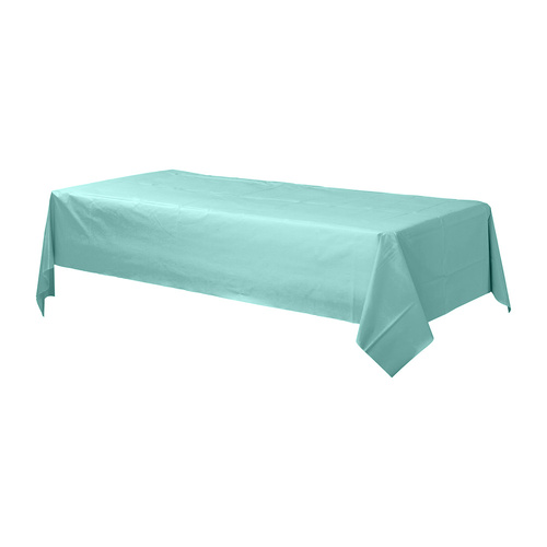 Plastic Rectangular Tablecover Robin's-egg Blue