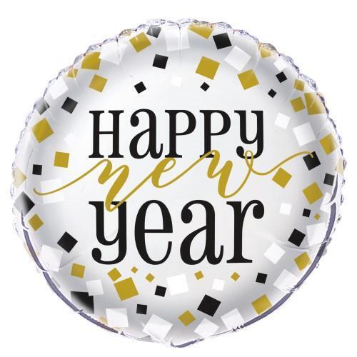 Happy New Year 18 Foil Balloon