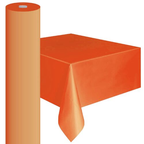 Plastic Table Roll Orange