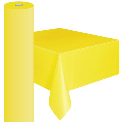 Plastic Table Roll Yellow Sunshine