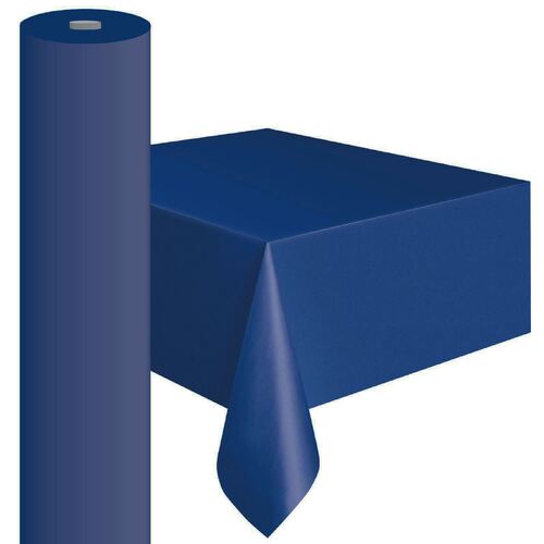 Plastic Table Roll Royal Blue