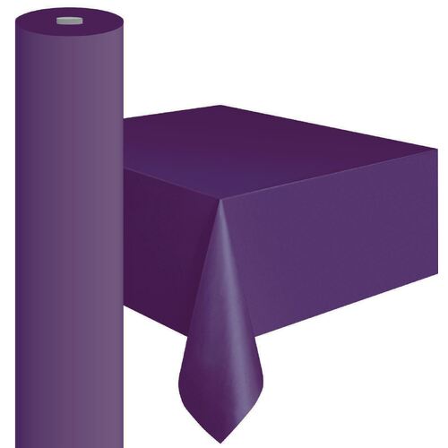 Plastic Table Roll New Purple
