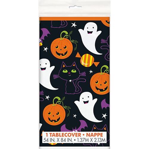 Cat & Pumpkin Printed Tablecover