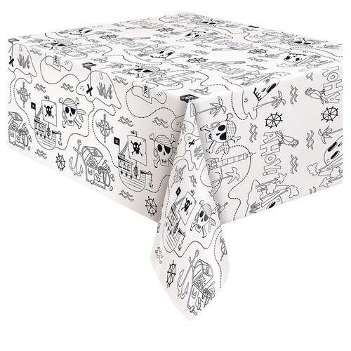 Ahoy Pirate Paper Printed Tablecover 137cm X 213cm