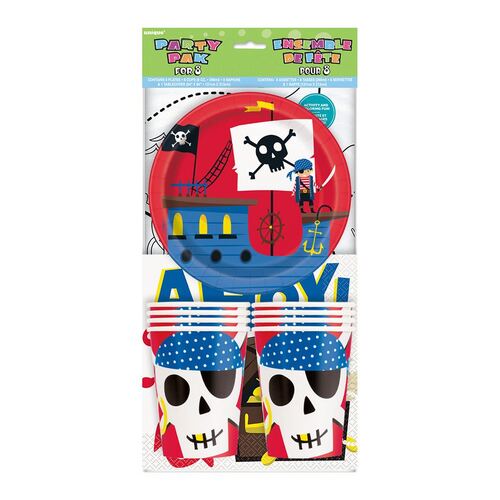 Ahoy Pirate Party Pack For 8