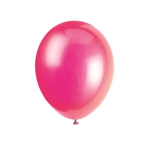 Fuschia Decorator Balloons 30cm 10 Pack