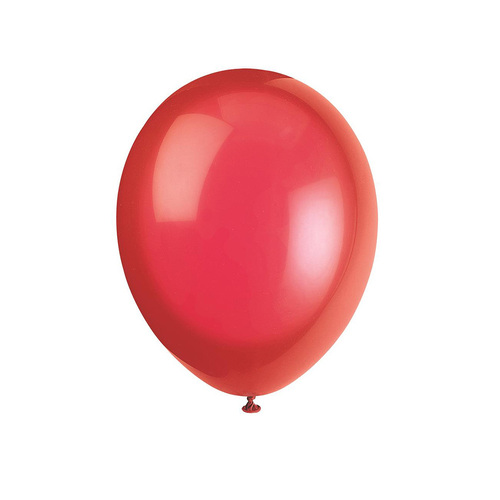 Scarlet Red Decorator Balloons 30cm 10 Pack