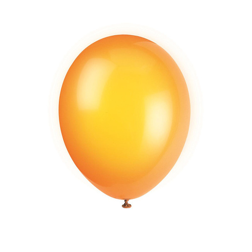 Citrus Orange Decorator Balloons 30cm 10 Pack