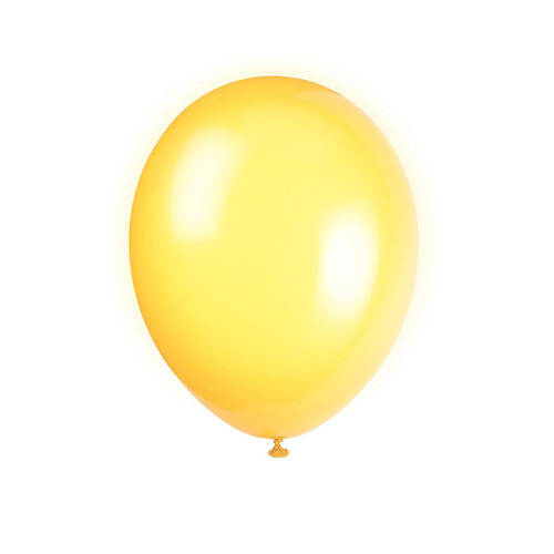 Lemon Yellow Decorator Balloons 30cm 10 Pack