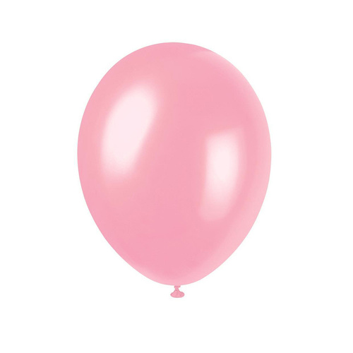 Crystal Pink Premium Pearl Balloons 30cm 8 Pack
