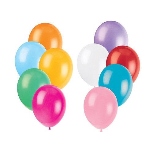 Assorted Decorator Balloons 30cm 10 Pack