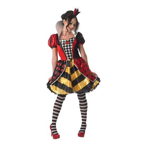 Red Queen Of Hearts Costume Adult
