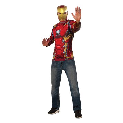 Iron Man Adult Costume Top
