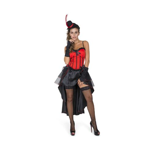 Deluxe Red Burlesque Showgirl Costume Showgirl Deluxe Costume