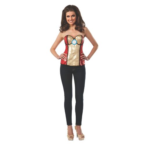 Iron Rescue Sequined Corset Adult