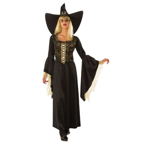Golden Web Witch Costume Adult