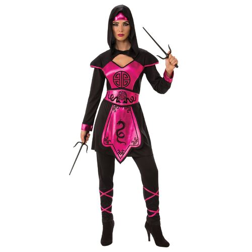 Pink Ninja Warrior Costume Adult 