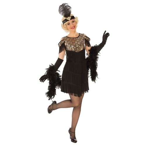 Gold Flapper Costume Adult