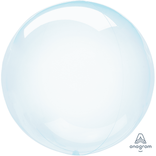 Crystal Clearz Blue Round Balloon 