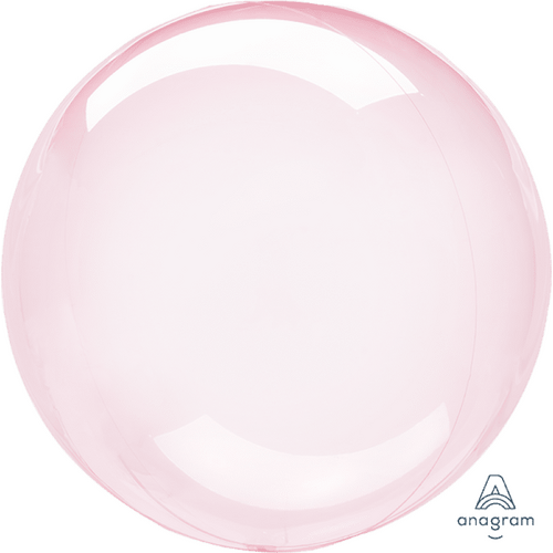 Crystal Clearz Dark Pink Round Balloon 