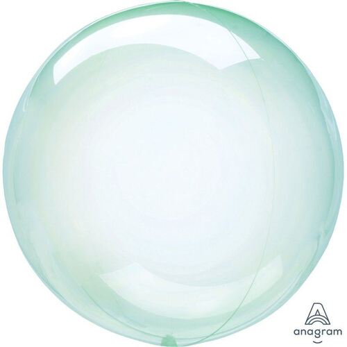 Crystal Clearz Green Round Balloon 