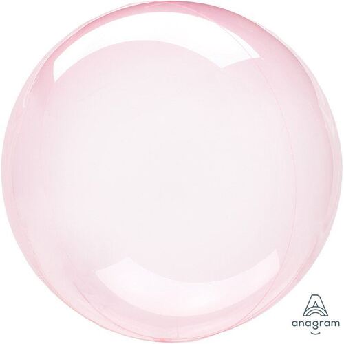 Crystal Clearz Petite Dark Pink Round Balloon