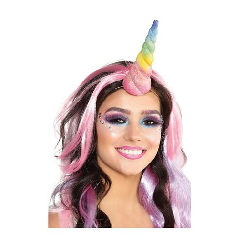 Unicorn Horn Rainbow Glittered
