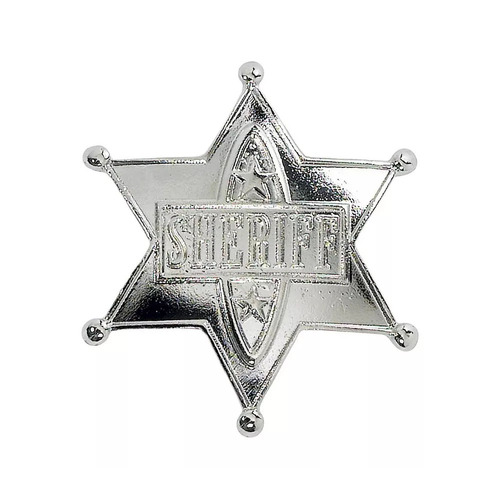 Sherriff Badge Silver